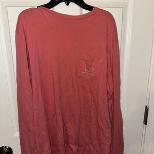 Vineyard Vines Pink Long Sleeve Tee